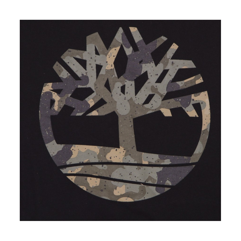 maglietta uomo tree camo tee BLACK