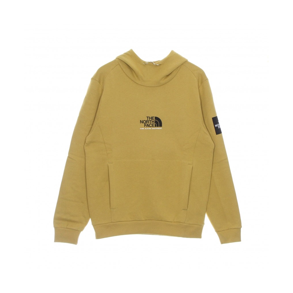 felpa cappuccio uomo fine alpine hoodie ANTELOPE TAN