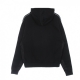 felpa cappuccio uomo shadow stripe hoodie BLACK