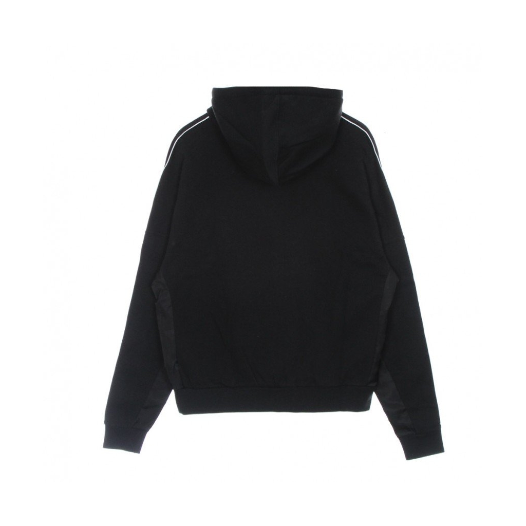 felpa cappuccio uomo shadow stripe hoodie BLACK