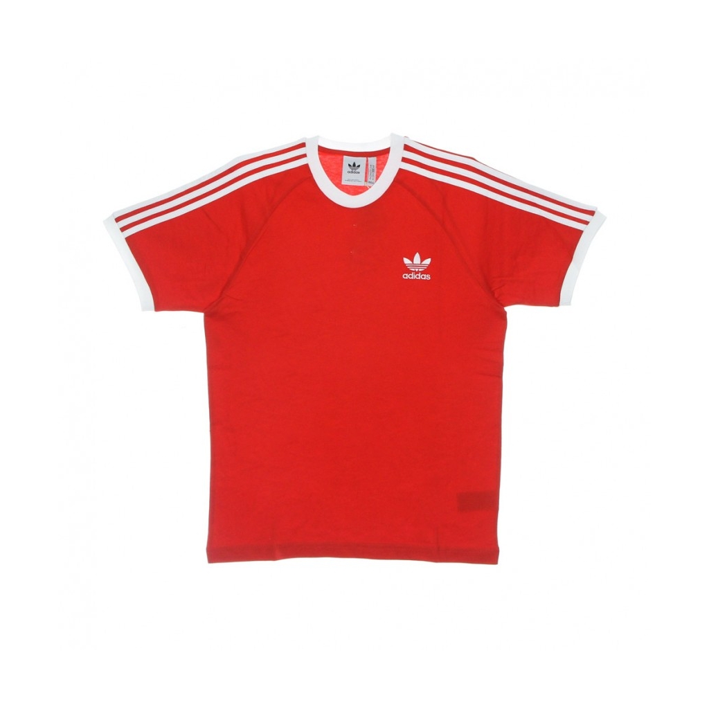 maglietta uomo 3-stripes tee VIVID RED
