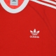 maglietta uomo 3-stripes tee VIVID RED