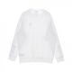 felpa girocollo uomo 3-stripes crew WHITE