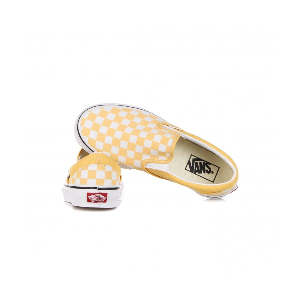 scarpa bassa uomo classic slip-on checkerboard FLAX/TRUE WHITE