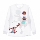 maglietta manica lunga uomo hook shot l/s tee x space jam 2 WHITE