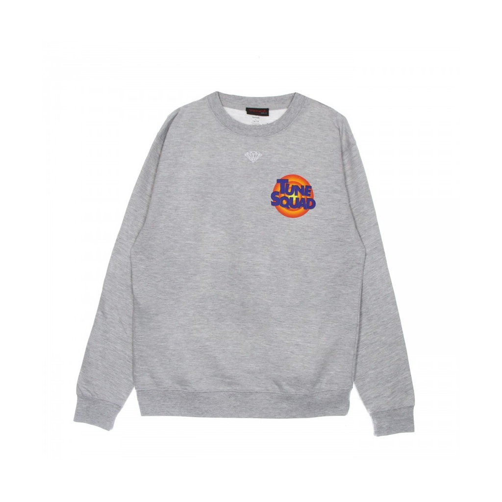 felpa girocollo uomo bugs bunny crew x space jam 2 HEATHER GREY