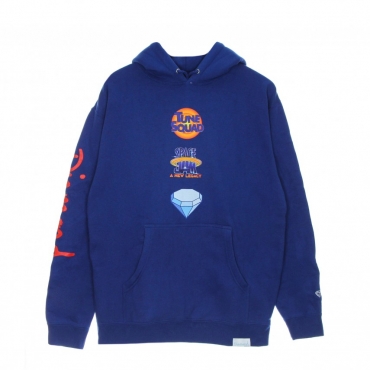 felpa cappuccio uomo hook shot hoodie x space jam 2 ROYAL BLUE