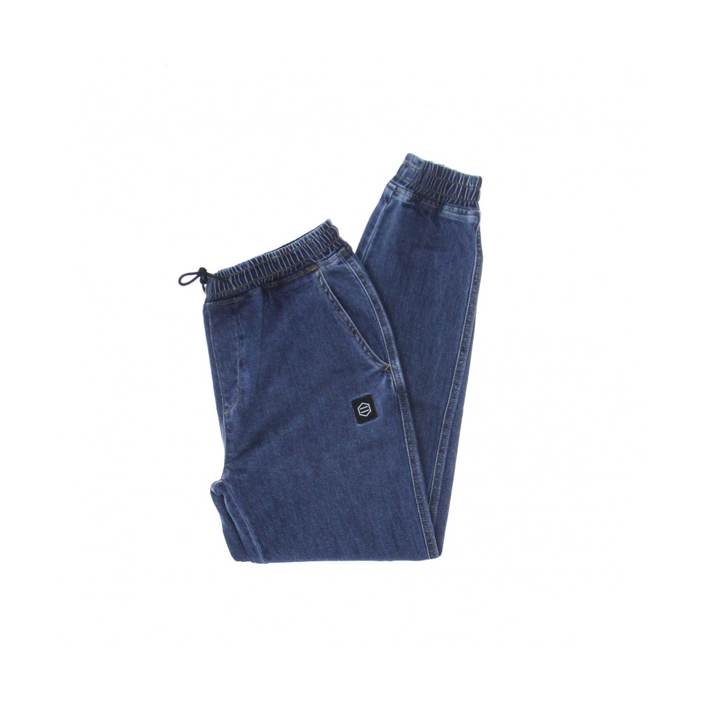 jeans uomo pants jogger denim light DENIM BLUE