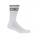 calza media uomo logo mid socks WHITE/BLACK
