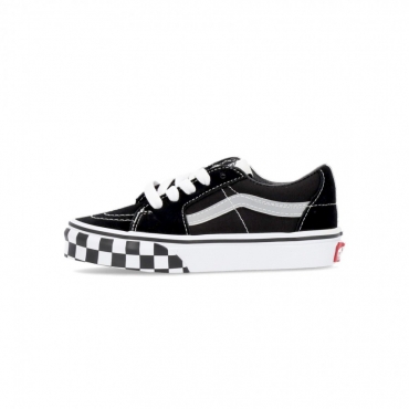 scarpa bassa bambino sk8-low reflective sidestripe CHECKERBOARD/BLACK