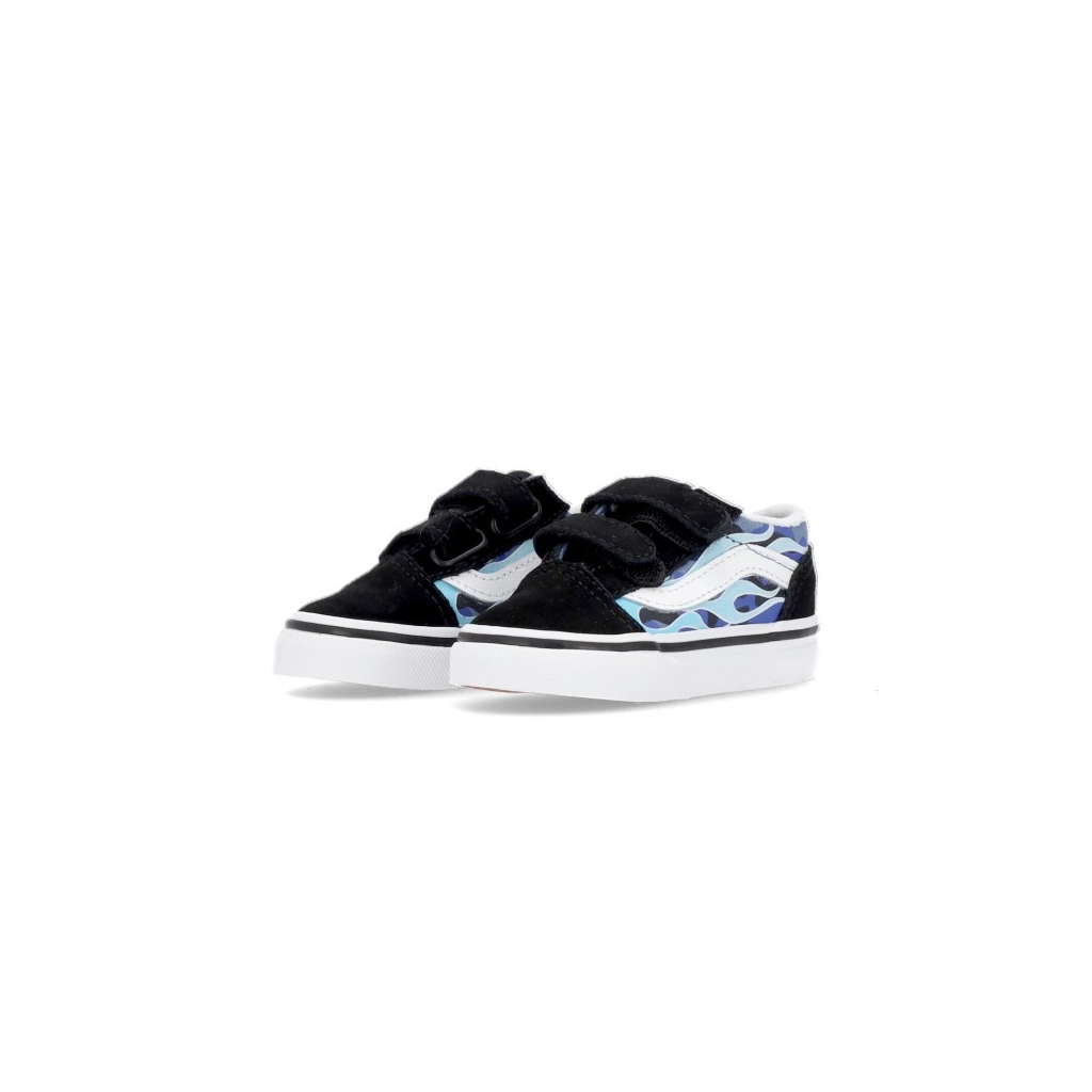 scarpa bassa bambino old skool v camo flame BLUE/ICE CAMO