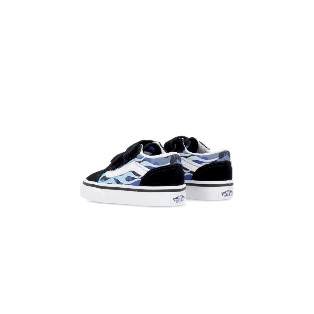 scarpa bassa bambino old skool v camo flame BLUE/ICE CAMO