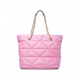 Shopper trapuntata pink