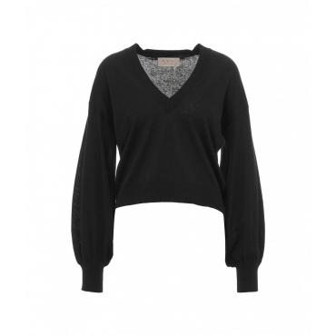 Sweater in maglia nero