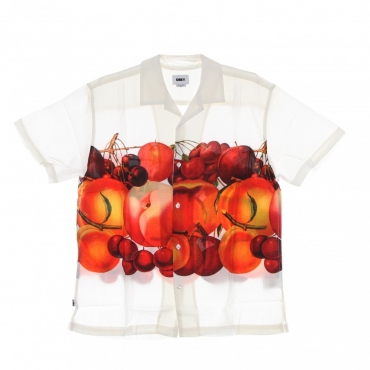 camicia manica corta uomo fruit bowl woven WHITE/MULTI