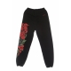 pantalone tuta leggero uomo rossa primavera sweatpants BLACK