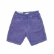 jeans corto uomo bermuda bernie bull spray dyed PURPLE