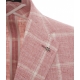 Blazer vichy rosa antico