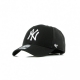 CAPPELLINO VISIERA CURVA MLB MVP SNAPBACK NEYYAN BLACK/WHITE