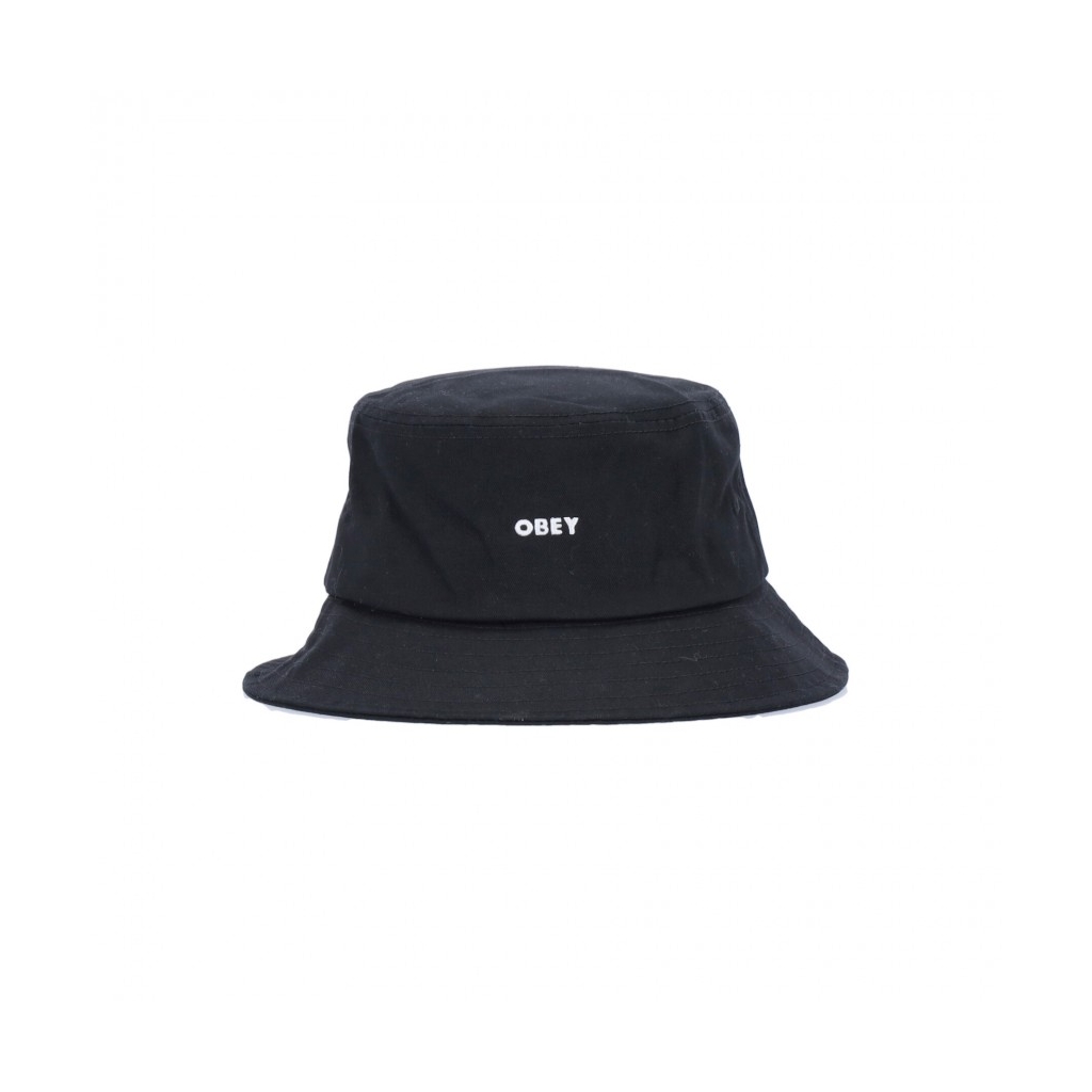 cappello da pescatore uomo bold twill bucket hat BLACK