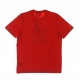 maglietta uomo trefoil tee VIVID RED/WHITE