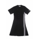 vestito donna long tee dress BLACK