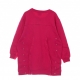 vestito donna sweater dress REAL MAGENTA