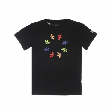 maglietta ragazzo trefoil tee BLACK