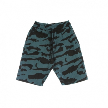 pantalone corto uomo retrofuture shorts TEAL CAMO