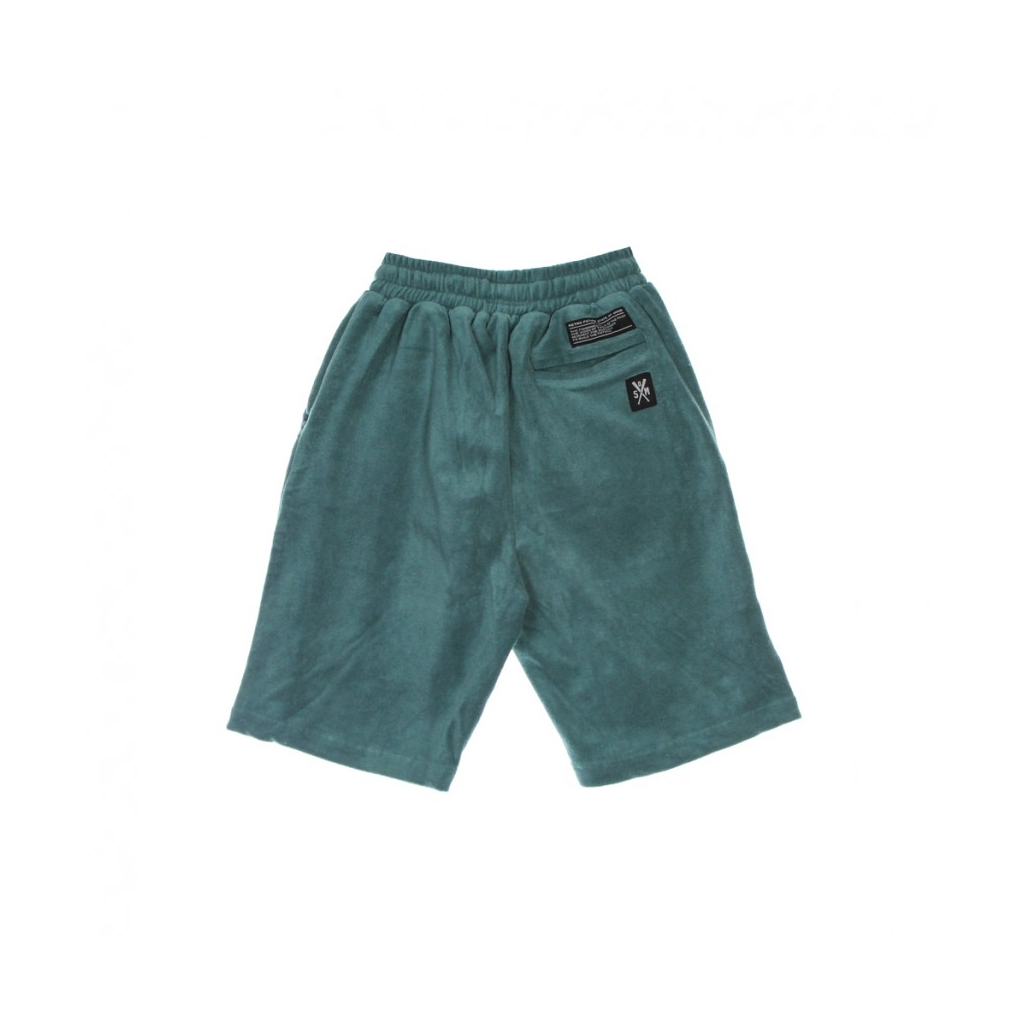 pantalone corto uomo retrofuture towel shorts TEAL