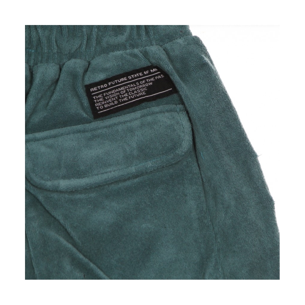 pantalone corto uomo retrofuture towel shorts TEAL