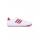 scarpa bassa uomo continental 80 stripes CLOUD WHITE/COLLEGIATE RED/GREY THREE