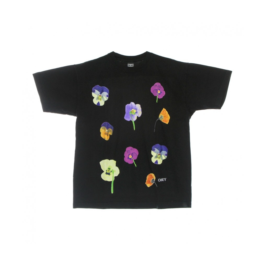 maglietta uomo pressed daisies heavyweight pigment dye tee PIGMENT FADED BLACK