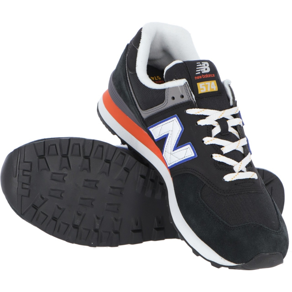Scarpa New Balance Uomo 574 Suede Cordure Hi2 HI2 BLACK