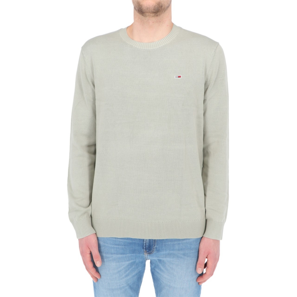 Maglia Tommy Hilfiger Jeans Uomo Essential Light PMI FADED WILLOW