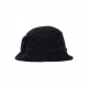 cappello da pescatore uomo bucket hat BLACK