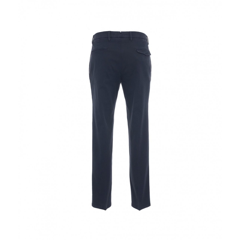 Pantaloni con struttura blu scuro