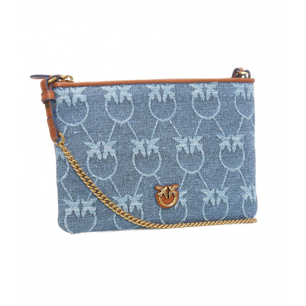 Pochette Flat Denim azzurro