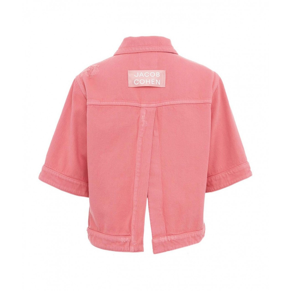 Giacca in denim pink