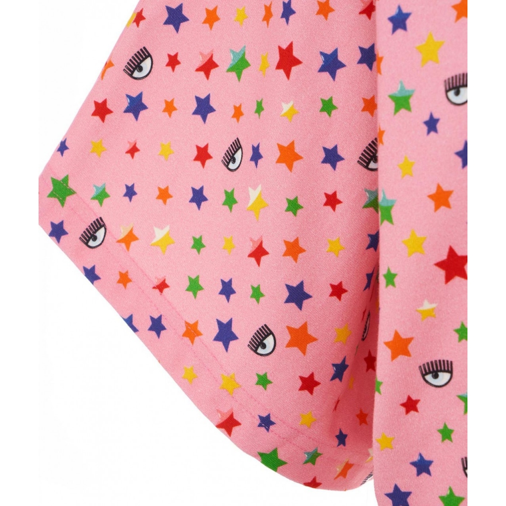 Felpa star-print pink