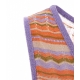 Maxi-dress in maglia multicolore
