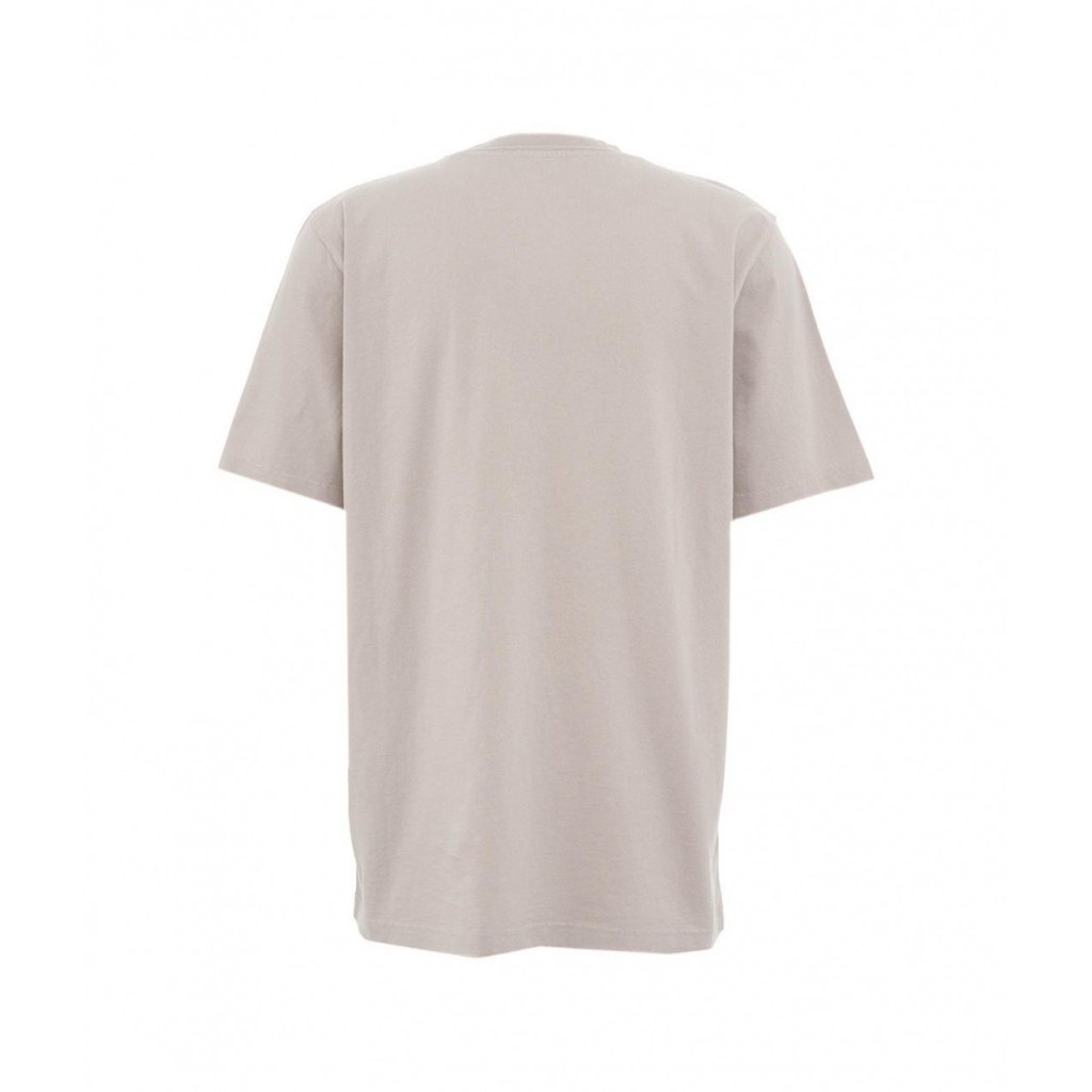 T-shirt ricamato grigio chiaro