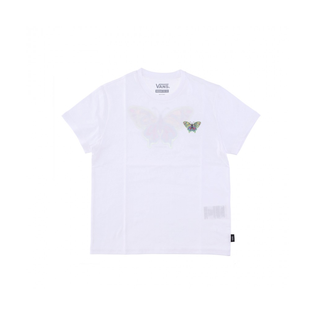 maglietta ragazza fly butter crew WHITE