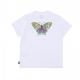 maglietta ragazza fly butter crew WHITE