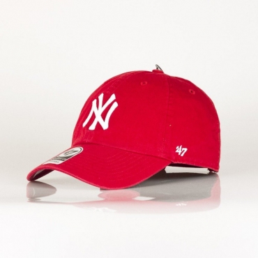 CAPPELLINO VISIERA CURVA MLB CLEAN UP NEYYAN RED/WHITE