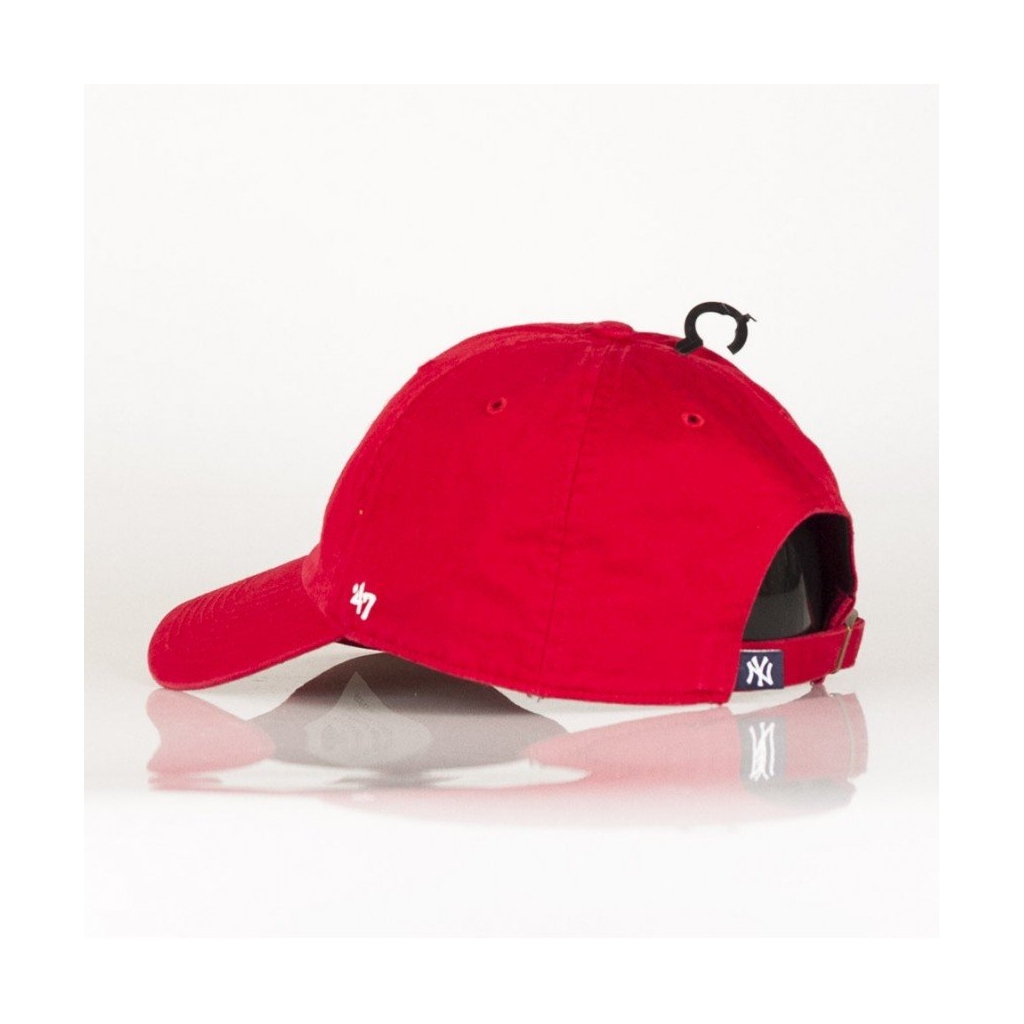 CAPPELLINO VISIERA CURVA MLB CLEAN UP NEYYAN RED/WHITE