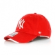 CAPPELLINO VISIERA CURVA MLB CLEAN UP NEYYAN RED/WHITE