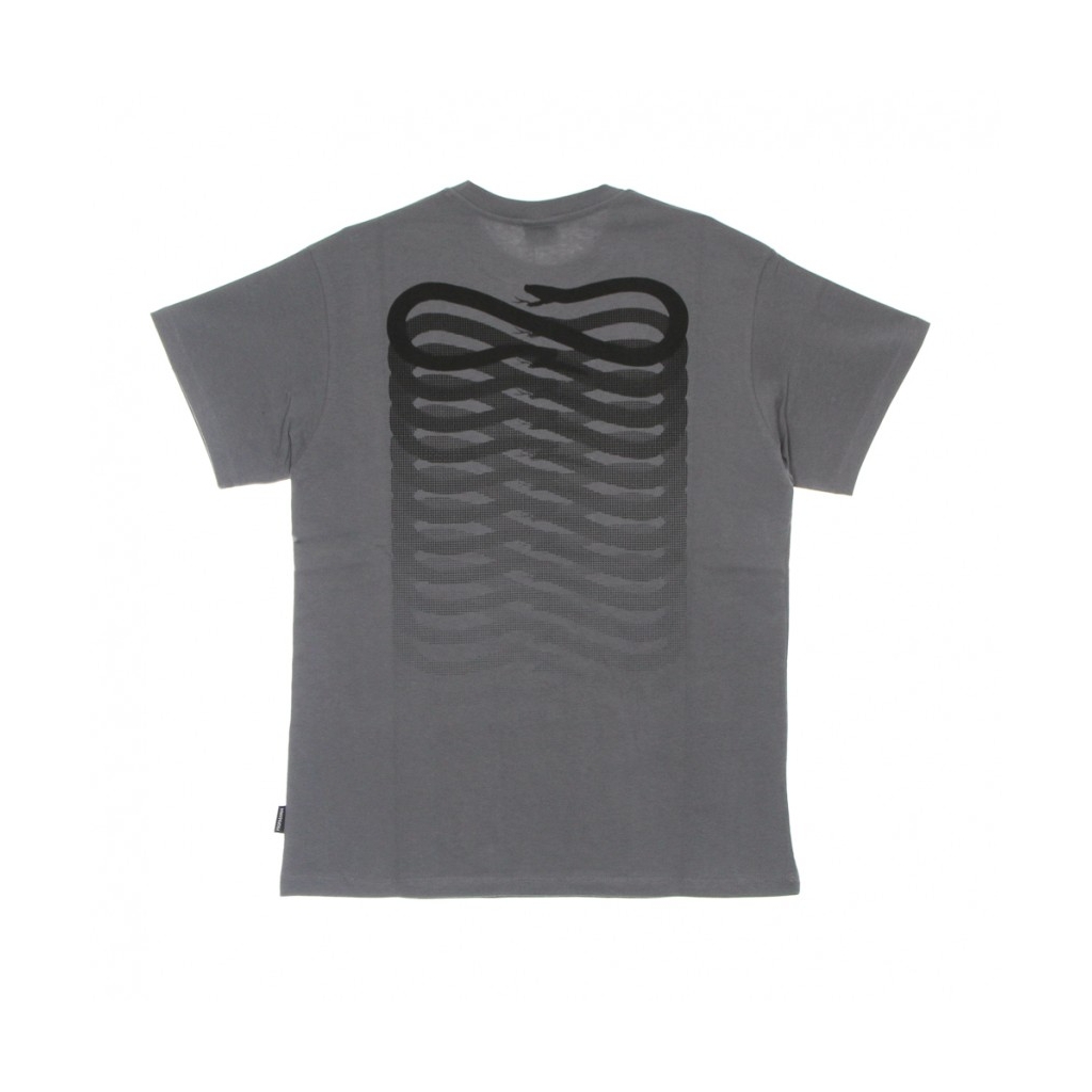 maglietta uomo ribs black tee GREY/BLACK