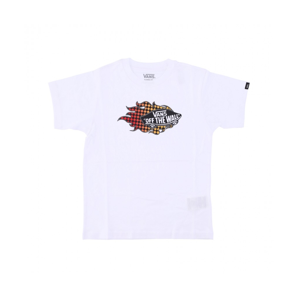maglietta bambino flame ss WHITE