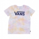maglietta donna logo wash crew CRADLE PINK TIE DYE